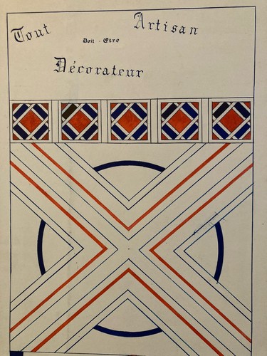 Original art deco motiv 1950 - original,