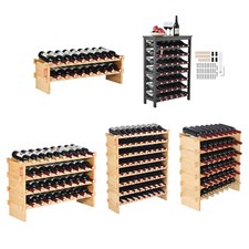 VEVOR Weinregal Flaschenregal Weinschrank Flaschenständer 18/36/42/48/72Flaschen