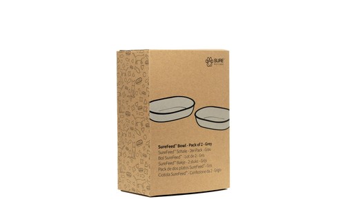 Surefeed 2er schalenset - schalenset, grau