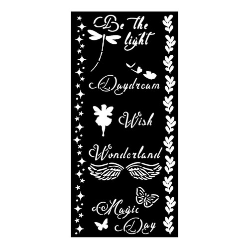 Stamperia schablone wonderland - schablone,