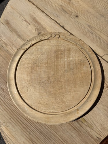 Vintage geschnitztes brotbrett - vintage,