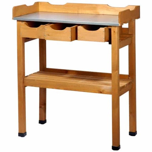 Dobar pflanztisch aus - holz, mit