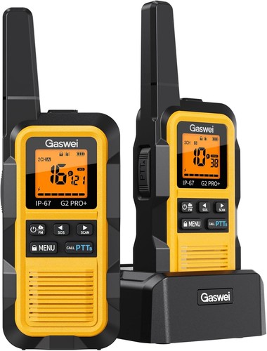 Walkie talkie 2er set gelb - walkie-talkie,