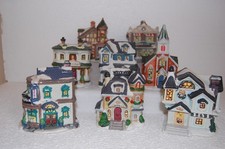 Weihnachtsdorf XL, komplett, Weihnachtsstadt, Winterdorf, Weihnachtsszene