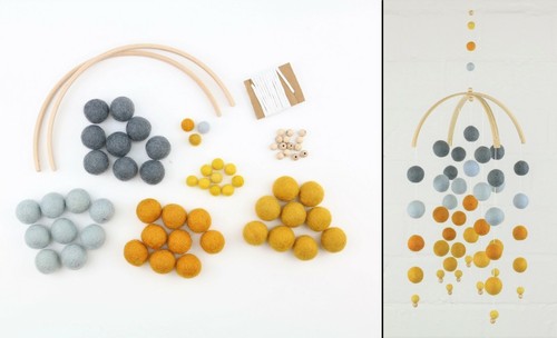 Diy set mobile kit planeten - set,