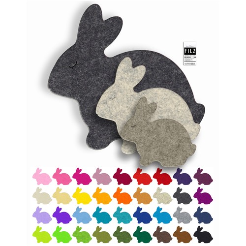 Doppelidee hase filz - doppelidee®,