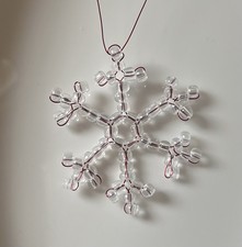 Schneeflocke / Glas / Winter /