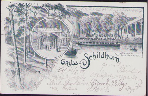 191622 wirtshaus schildhorn - ak,