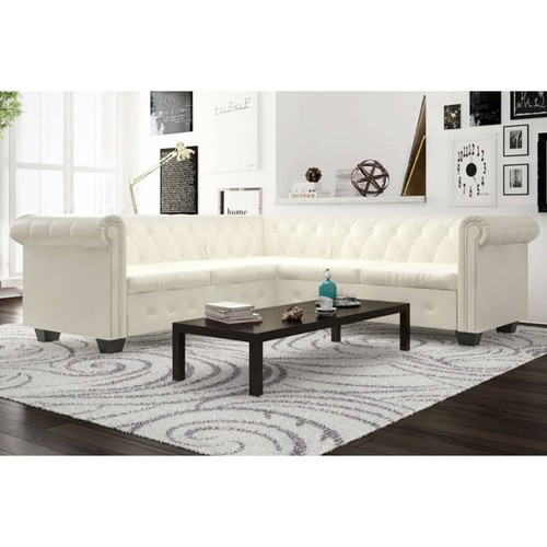Chesterfield ecksofa sitzer - chesterfield-ecksofa, 5-sitzer