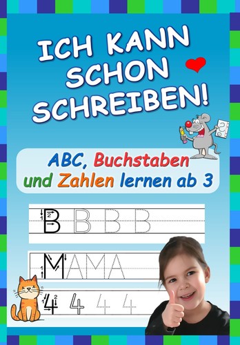 Ich kann schon schreiben abc - schon, schreiben.
