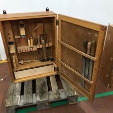 Tischler Schreiner Holzschrank Werkzeugschrank Hängeschrank mit Inhalt (3)