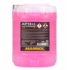 Kühlerfrostschutz MANNOL AF13++ Antifreeze 10 Liter Fertiggemisch -40°C rot