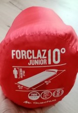 Decathlon Kinderschlafsack Quechua Forclaz 10'', rot, wenig gebraucht, gepflegt 