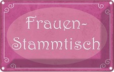 Blechschild 20x30 cm Frauen