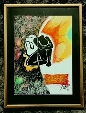 Gemälde abstrakt acryl " original BAP "