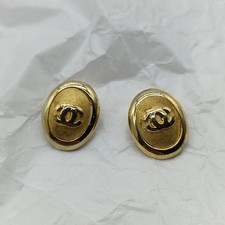 -  CHANEL  'CC'  Ohrringe /