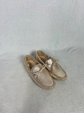 Crew Clothing Company, Damen Metallic Gold Deck Schuhe, Größe UK 6 - Neu