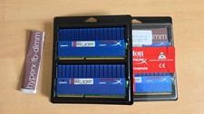 8GB (4x2GB) Kingston HyperX Memory DDR3 - 1600 MHz - CL8 (KHX1600C8D3T1K2/4GX)