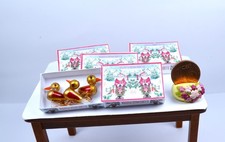 *~ * Nostalgie  Vögel Weihnachtsbauschmuck  in dekorativer Schachtel 5 *~*