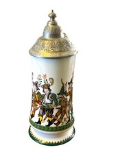 Kurt Hammer Bierkrug Porzellan