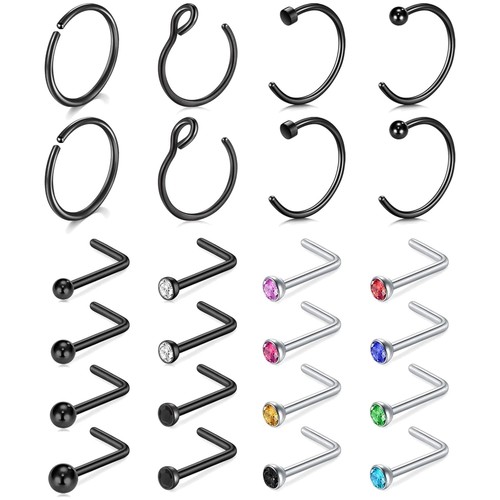 Nasenstecker 18g nasenringe - nasenstecker, l