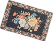 Gobelin Tischdecke Tischtuch Landhaus Mitteldecke Gewebt Rose Tischwäsche Sommer