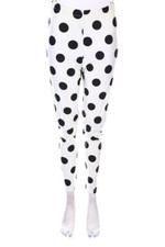 VINTAGE Leggings Polka Dots D 34 black-white