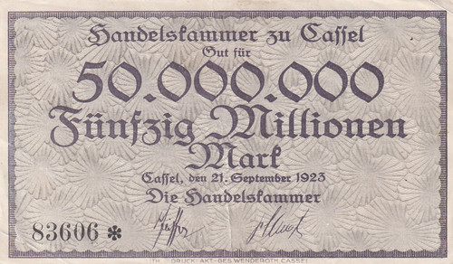 Kassel millionen mark - kassel,, 50