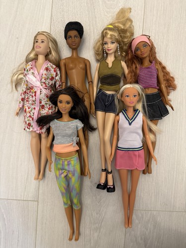 Barbie konvolut puppen 6stück - barbie,