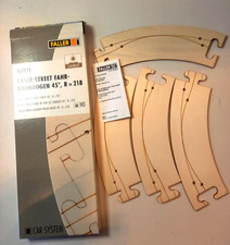 Faller H0 161921 Laser-Street 4x Fahrbahnbogen 45° / OVP/ R=218