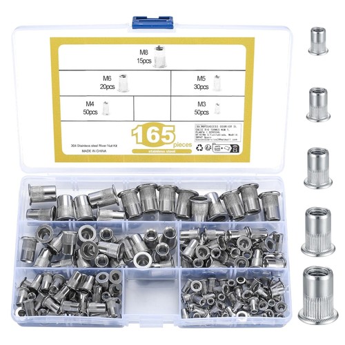 Nietmuttern set edelstahl - nietmuttern,