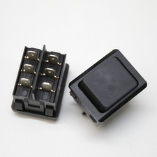 Schalter + Taster Kautt & Bux Einbauschalter Kippschalter WNO223 Schwarz Snap In