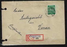 Alliierte Besetzung R-Brief