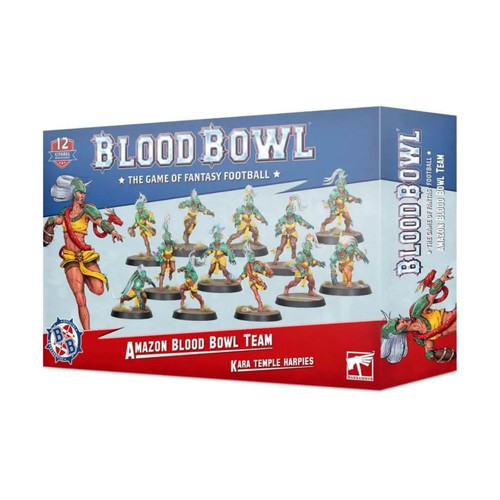 Blood bowl amazon team - blood,