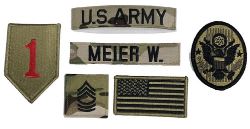 Army patch set - army,
