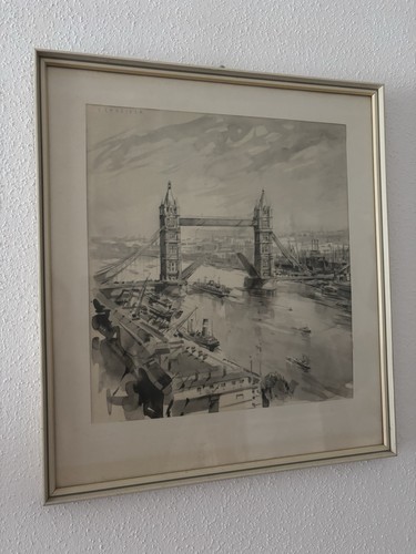 Aquarell london tower bridge - aquarell,