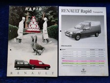 Renault rapid prospekt 1994 - prospekt, 3.1994