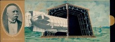 Mechanische Ak Erfinder Graf Zeppelin, Luftschiffhalle - 11372001