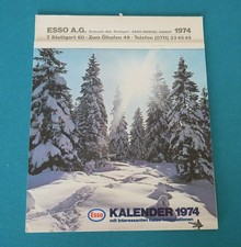 ESSO Kalender 1974 - ESSO A.G. Verkaufsabt. Stuttgart - ESSO Heizoel-Dienst