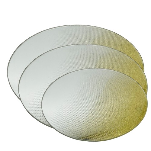 Spiegelplatte gold glitzer
