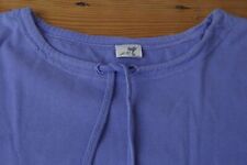 Storchenkinder T-Shirt Öko 134/ 140 uni lila mit Bindeband 100%kba Baumwolle