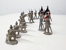 Kleine Sammlung 16 Zinnfiguren vollplastisch Soldaten Deutsches Kaiserreich