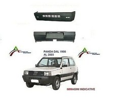 Stoßstange Vorne und Hinten Schwarze für Fiat Panda 86 > 03 Von 1986 Al 2003