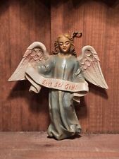 Krippenfigur alt Gloria Engel hängend zu 15 cm PGK Künstler Krippe Berkalith?