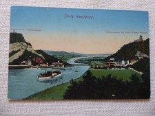 Alte Postkarte Farbe Porta