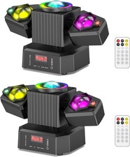 2PCS Laser RGBW LED Moving