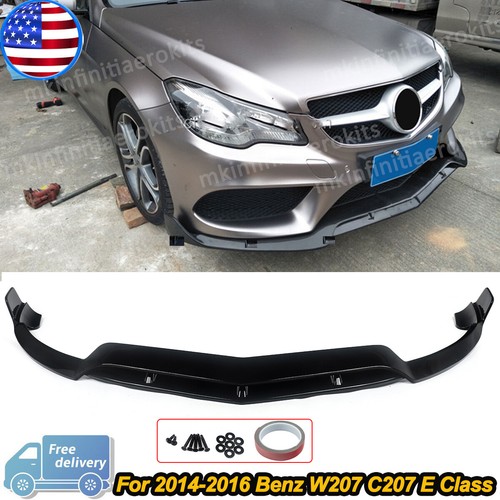 Gloss black front bumper - bumper, lip