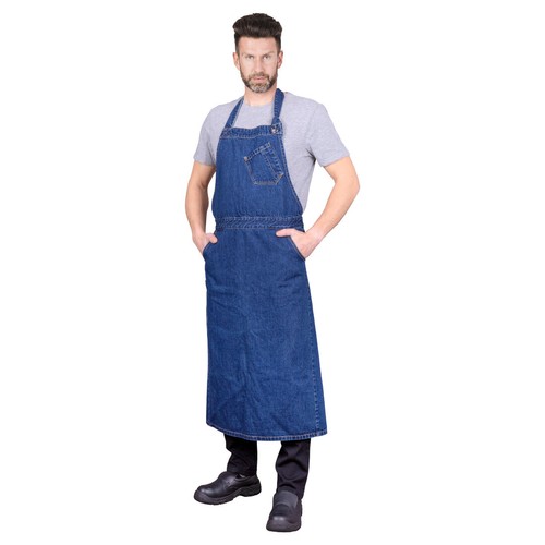 Jeans latzschürze für herren - jeans,