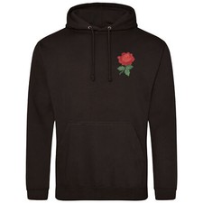 Bestickter Hoodie England Rose