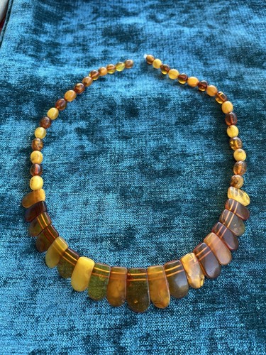 Bernstein collier kette - ca, 27